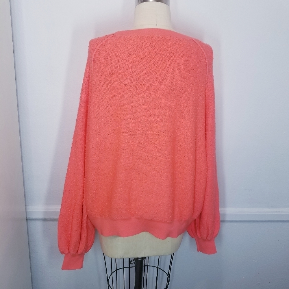 🌸 NEW Free People | Cactus Bloom Sweatshirt, size Small - Picture 2 of 7